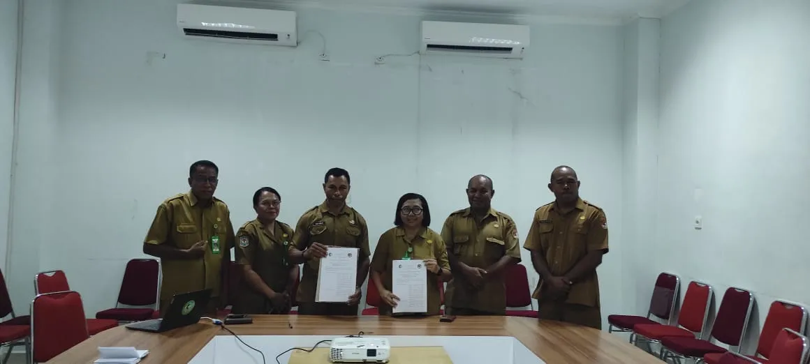 Diskominfo Sikka dan RS T.C. Hillers Maumere Tanda Tangan PKS Publikasi