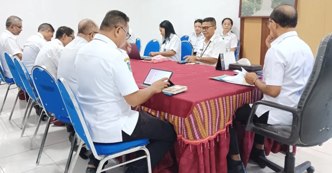 Rakor Penyusunan Matriks Tindak Lanjut Atas Rekomendasi Hasil Evaluasi Pelaksanaan Reformasi Birokrasi Tahun 2024