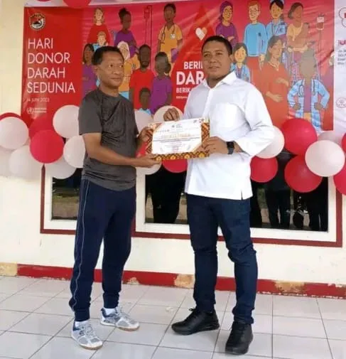 Bupati Sikka Berpartisipasi Pada Kegiatan Donor Darah