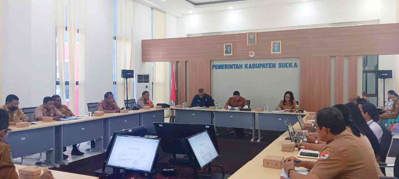 Bupati Sikka Pimpin Rapat Tindak Lanjut Penghentian Aktivitas Pasar Wuring