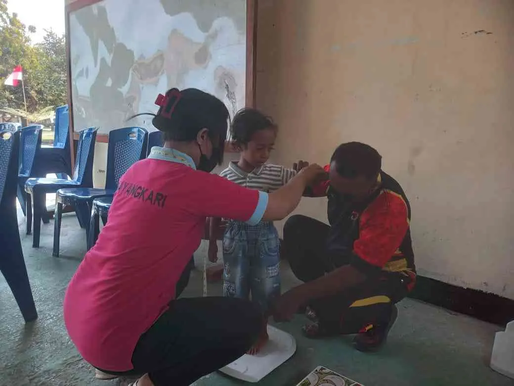 Operasi Bulan Timbang Desa Namangkewa, Kades Namangkewa : Partisipasi Masyarakat Baik