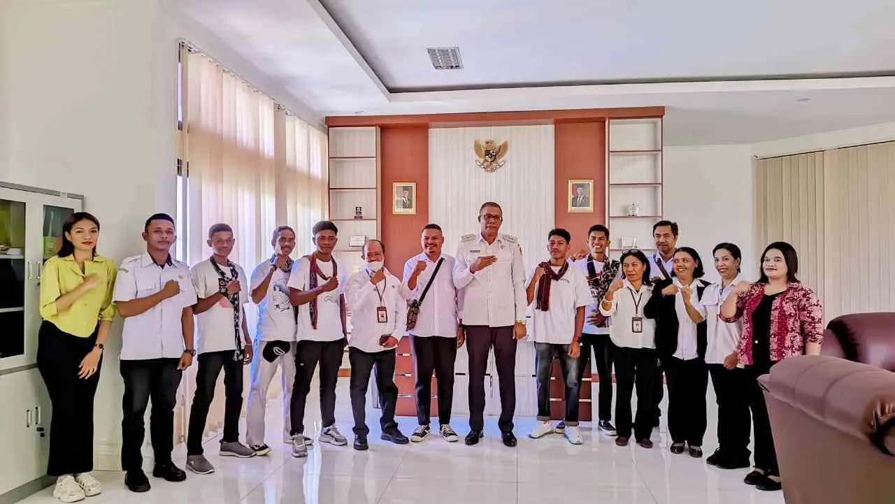 Wakil Bupati Sikka Melepas Sanggar Moresca Tampil di Festival Gamelan Etnik Internasional