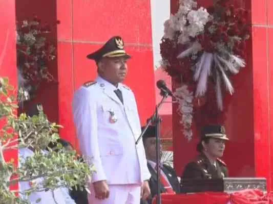 Upacara Detik - Detik Proklamasi Kemerdekaan RI Ke - 80 Tingkat Kabupaten Sikka Tahun 2025