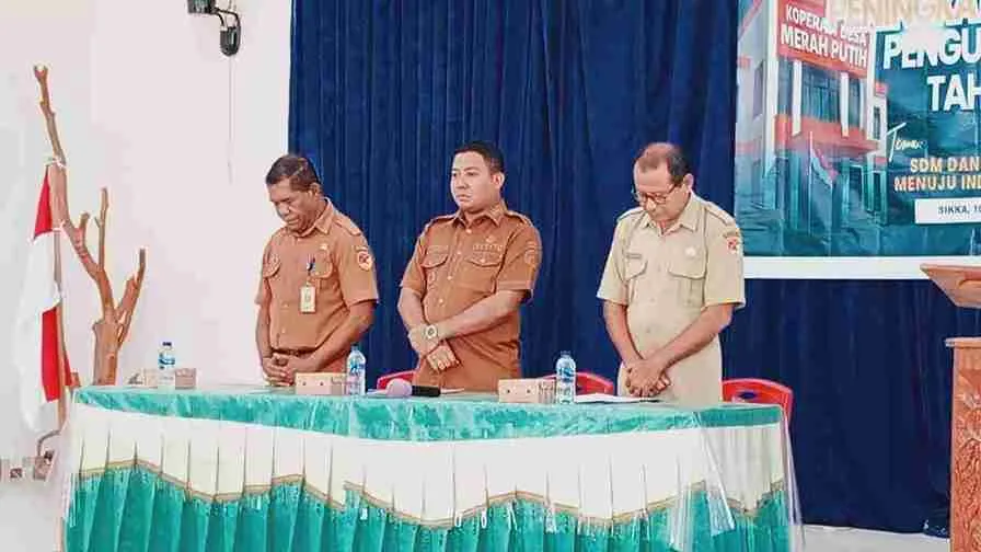 Buka Pelatihan Peningkatan Kapasitas Pengurus KDKMP, Bupati Sikka Tegaskan : Koperasi Merupakan Salah Satu Pilar Penting Dalam Pembangunan Ekonomi Kerakyatan