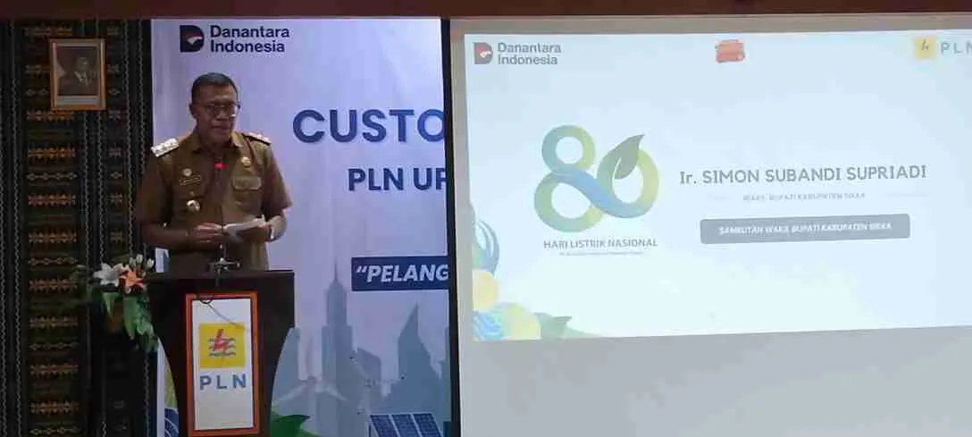 Customer Gathering Invitation UP3 PLN FBT, Wakil Bupati Sikka Tegaskan Listrik Penopang Utama Pembangunan  