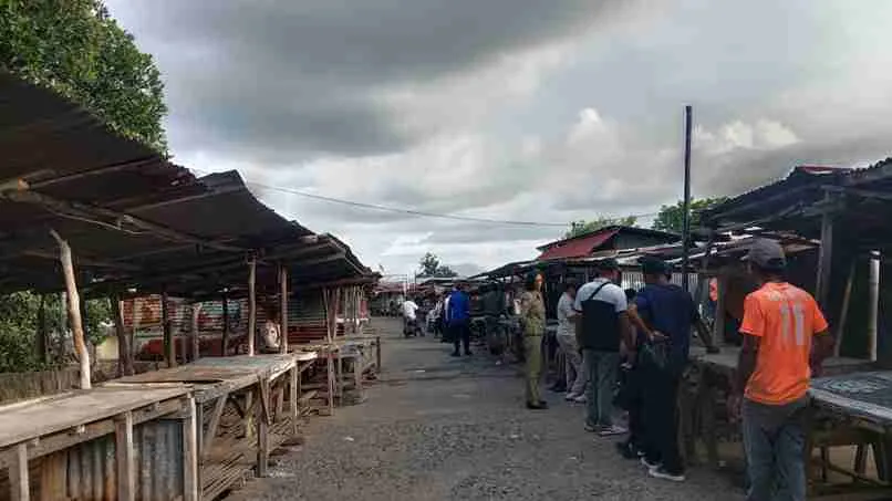 Setelah Penutupan Pasar Wuring Satgas Penertiban Terus Lakukan Penjagaan