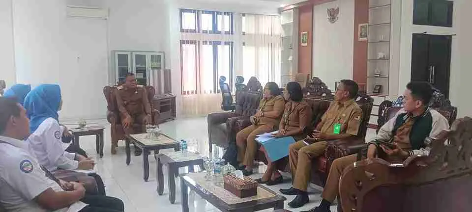 Wabup Sikka Pimpin Rakor Bersama RSUD Tc. Hillers Maumere dan BPJS Kesehatan Cabang Sikka