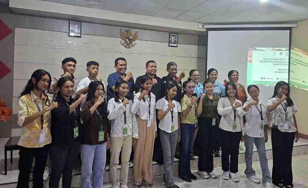 Yayasan FREN Sikka Gelar Dialog Kekerasan Seksual Anak dan Masalah Sampah 