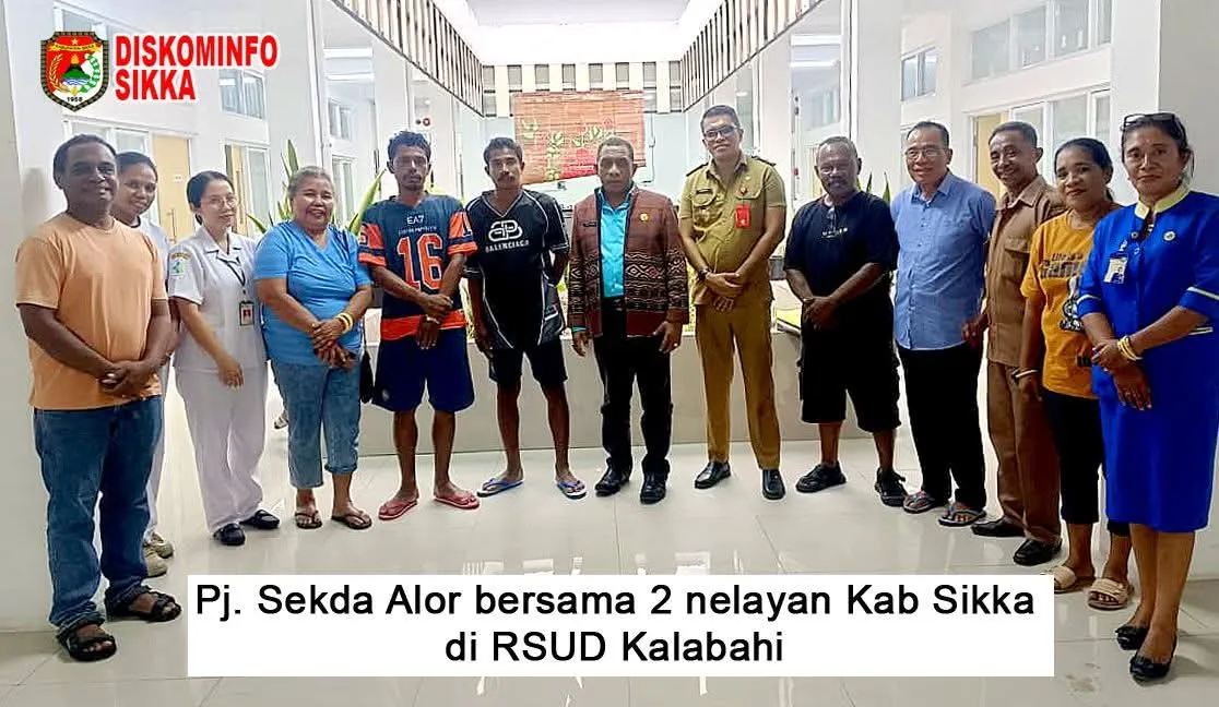 Update Kabar 2 Nelayan : Keluar Dari DSUD Kalabahi, Noris dan Anwar di Jemput Pj. Sekda Alor