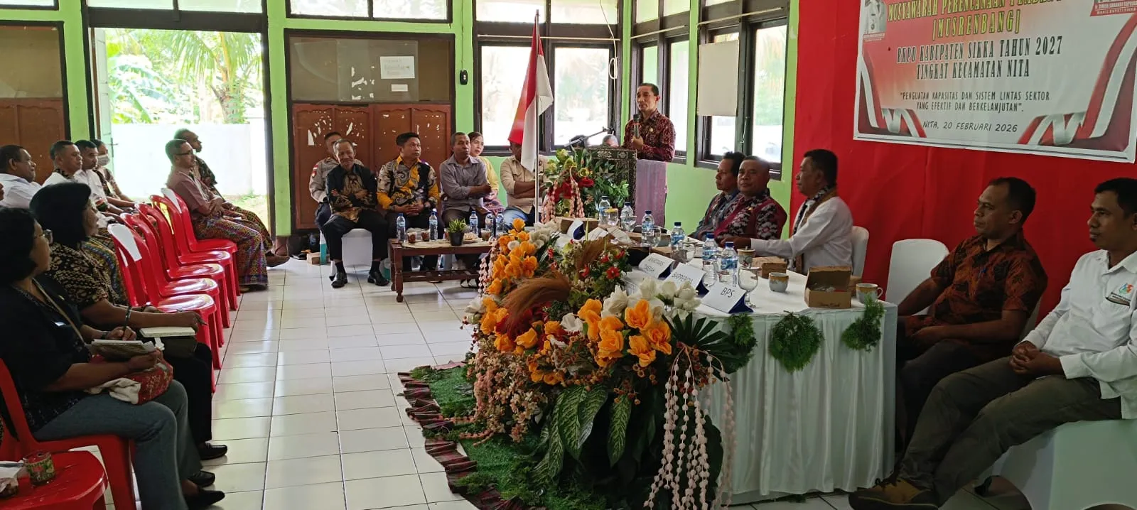 Musrenbang Tingkat Kecamatan Nita  Soroti Pemekaran Desa, Pengembangan Puskesmas, dan Penataan Pasar Nita 