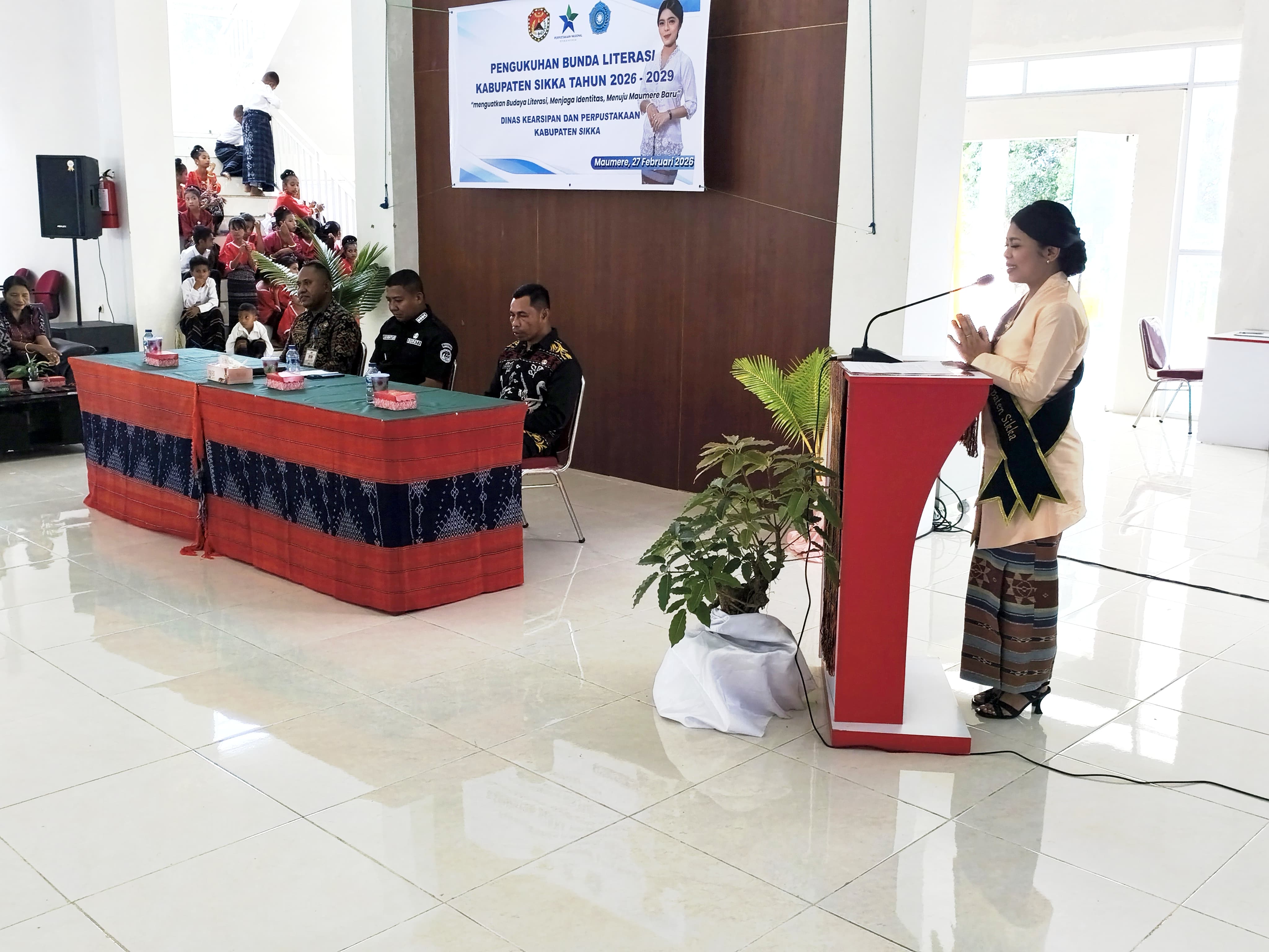 Bunda Literasi Sikka Ajak Semua Pihak Jadikan Membaca Sebagai Budaya dan Gaya Hidup