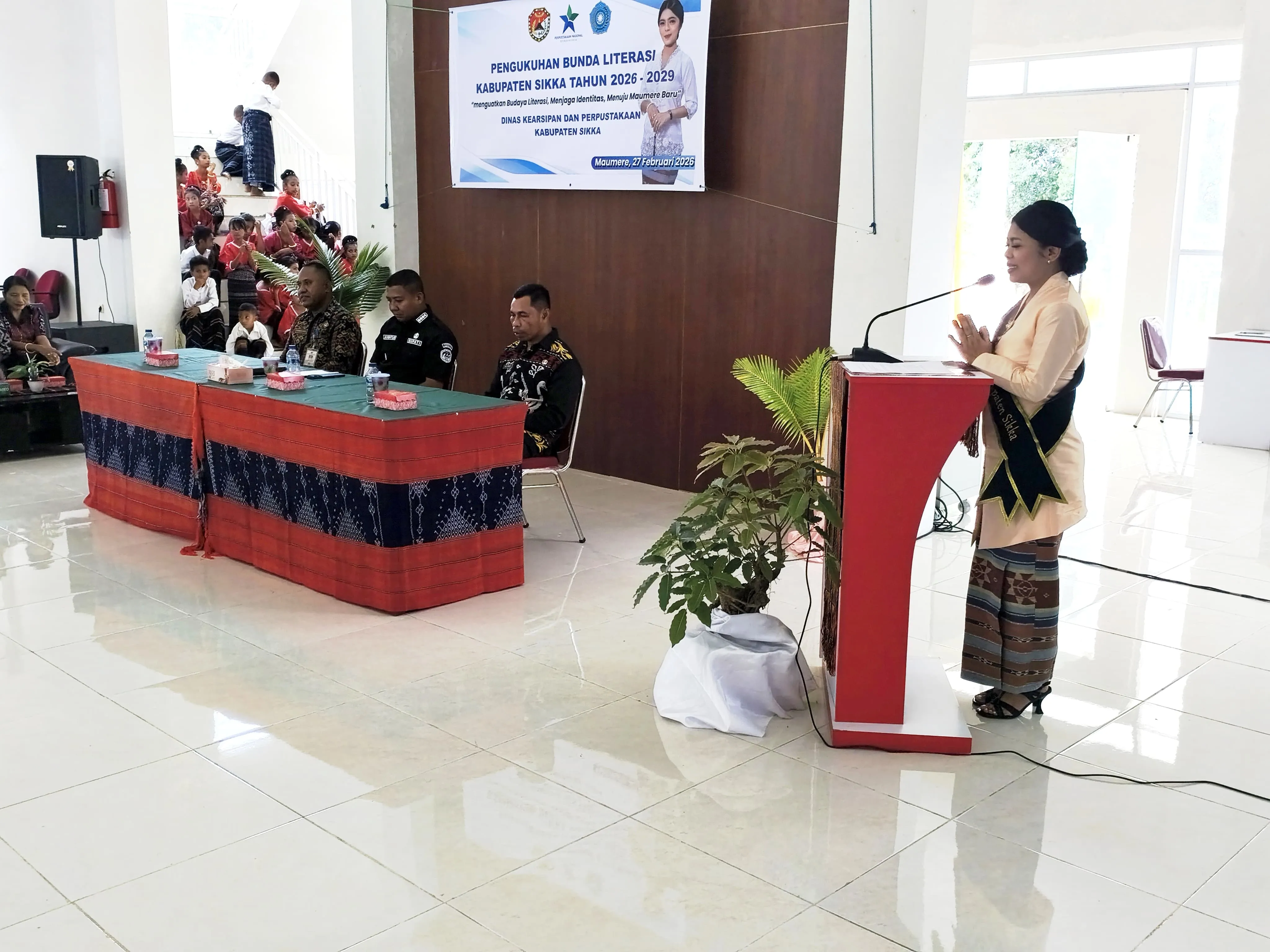 Bunda Literasi Sikka Ajak Semua Pihak Jadikan Membaca Sebagai Budaya dan Gaya Hidup