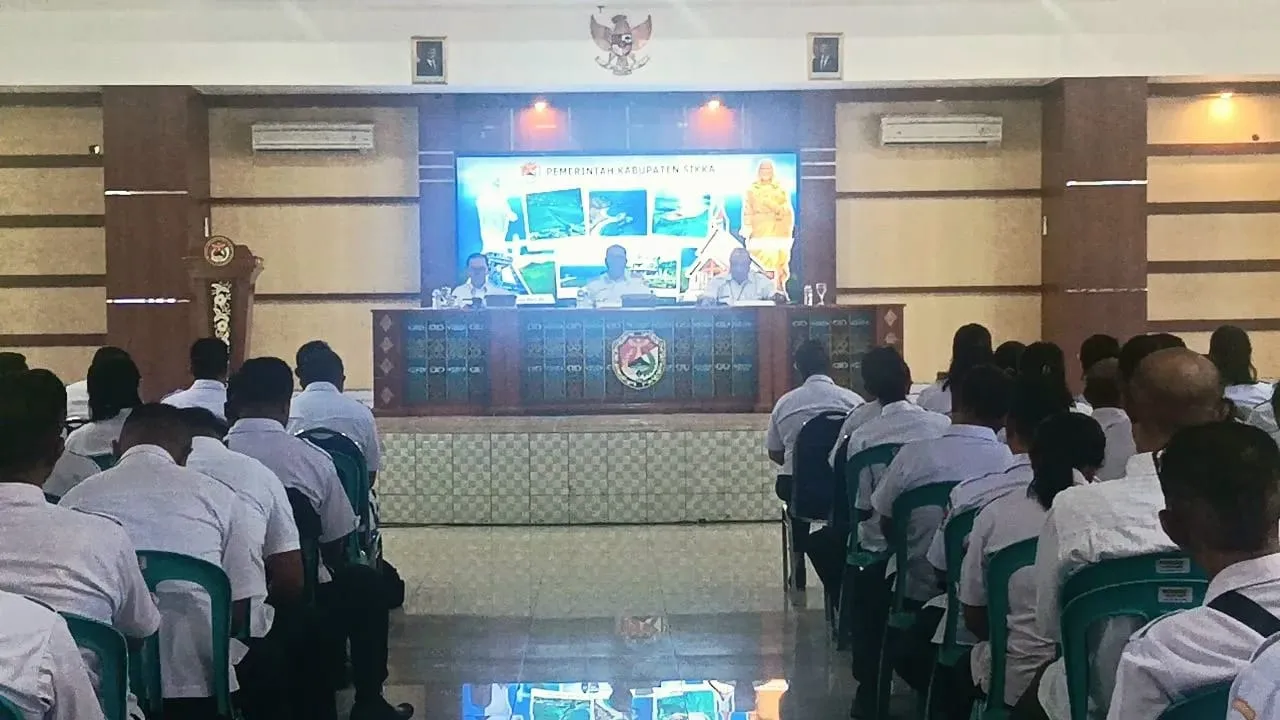 Wabub Sikka Dorong Para Kepala Desa dan Camat Maksimalkan Penerimaan PBB - P2 