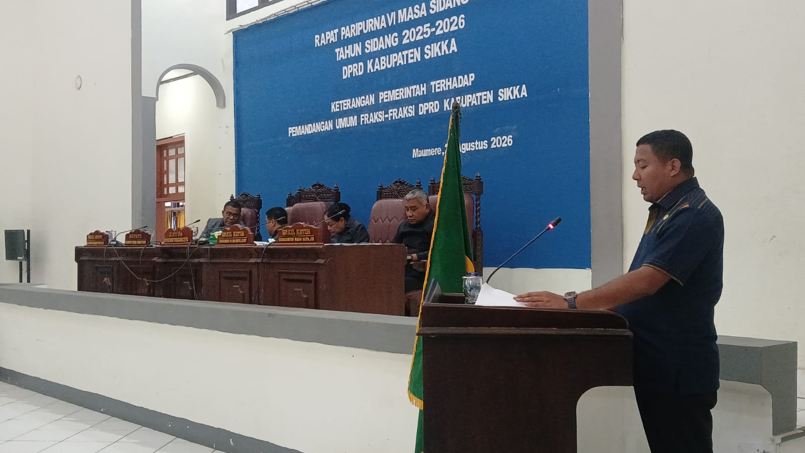 Keterangan Pemerintah terhadap Pandangan Umum Fraksi DPRD Sikka