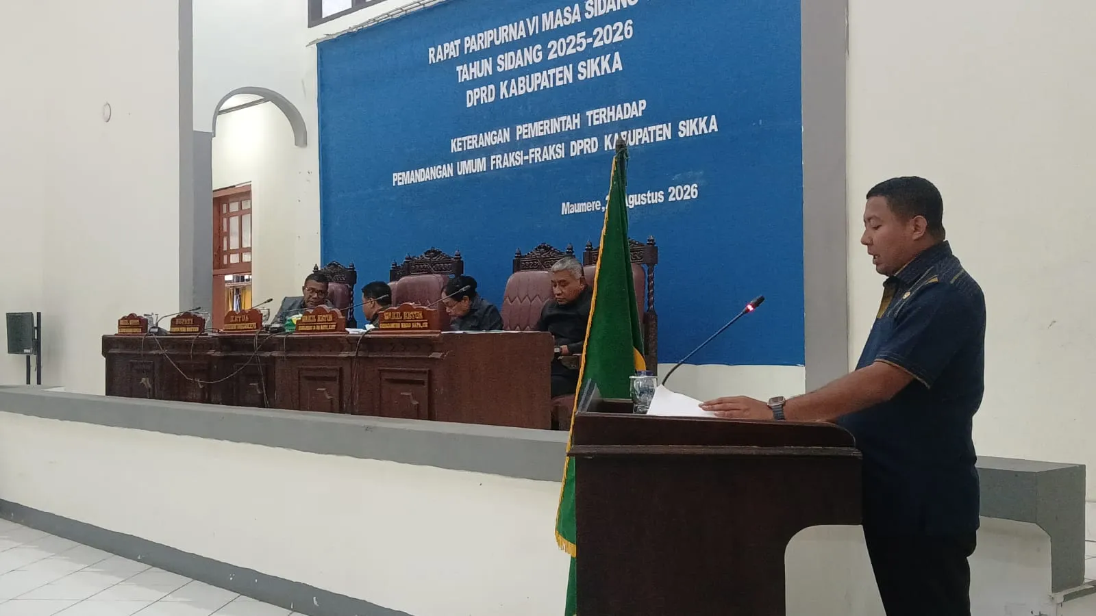 Keterangan Pemerintah terhadap Pandangan Umum Fraksi DPRD Sikka