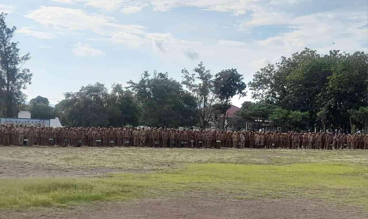 Bupati Sikka Pimpin Apel Kekuatan ASN
