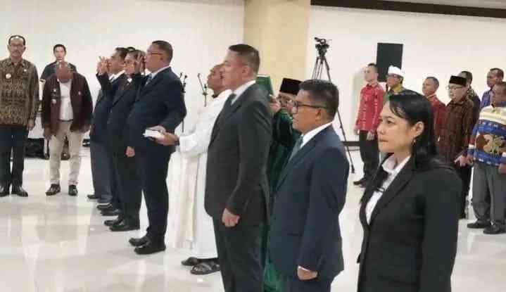 Bupati Sikka Hadiri Pelantikan Dewan Komisaris dan Direksi BANK NTT